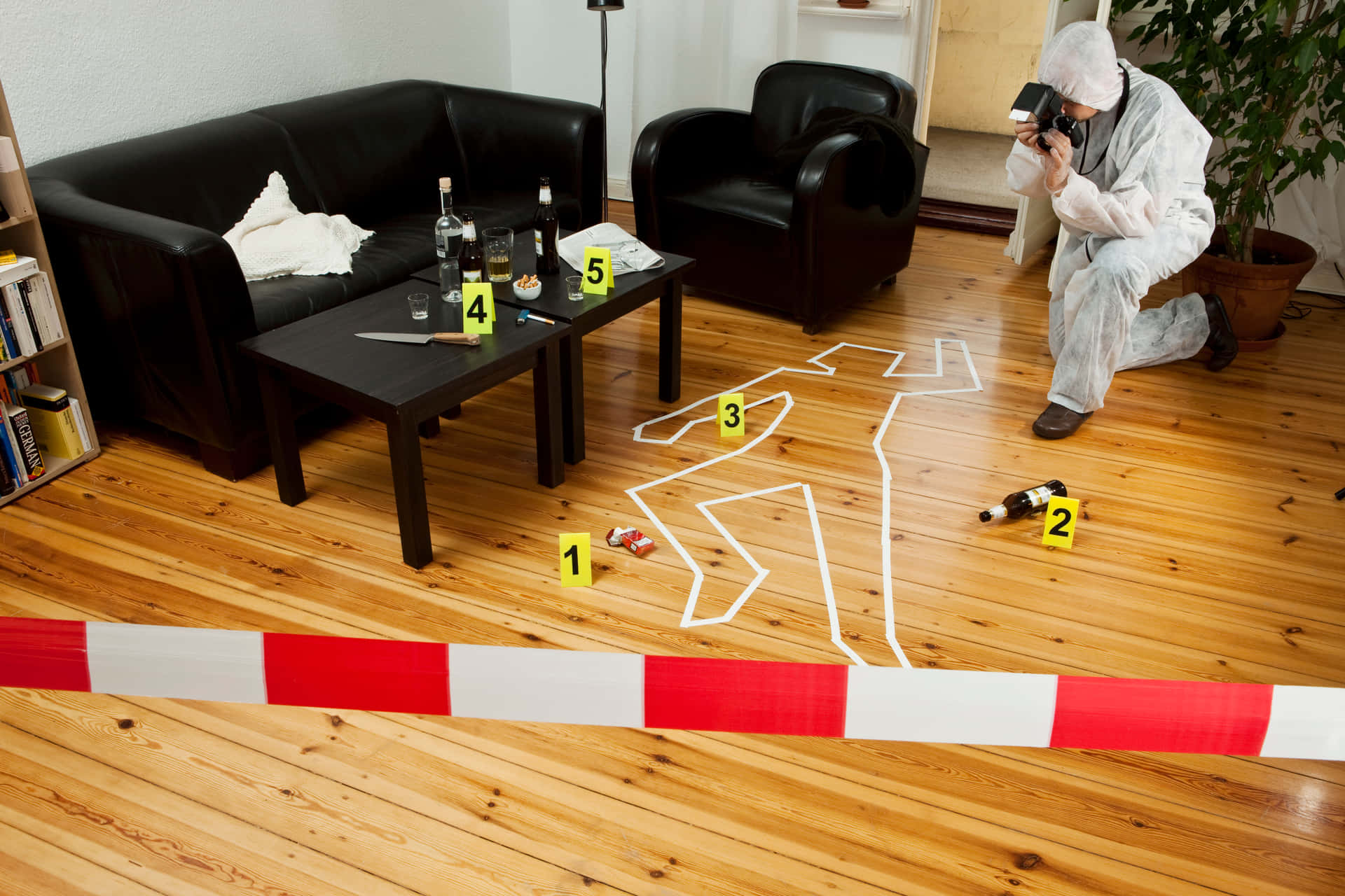 Heinous Crime Scene Background