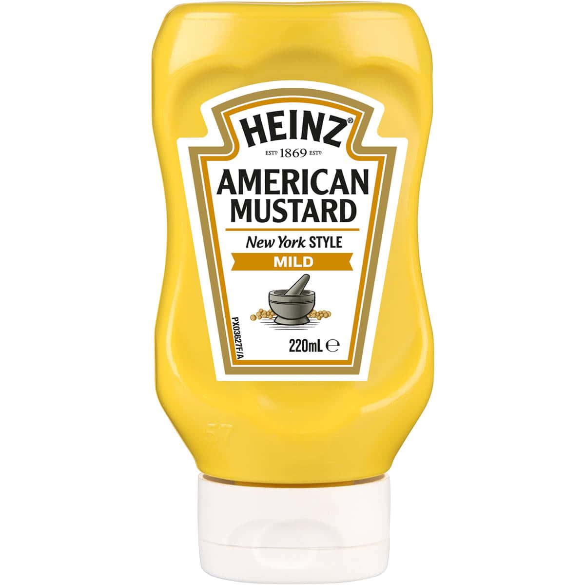 Heinz American Mustard Bottle Background