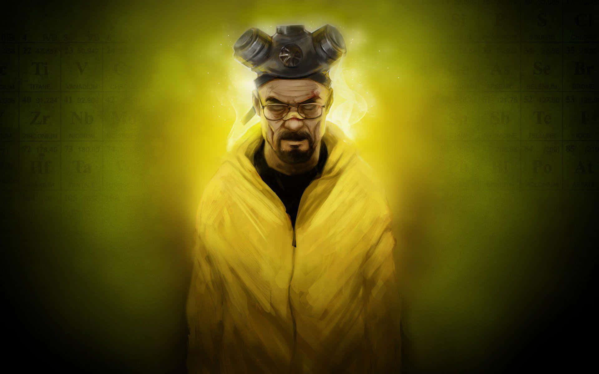 Heisenbergin Yellow Haze Background