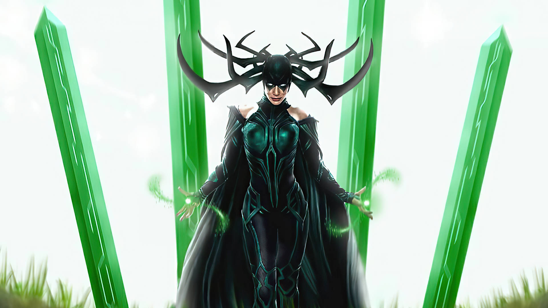 Hela The Powerful Being Background