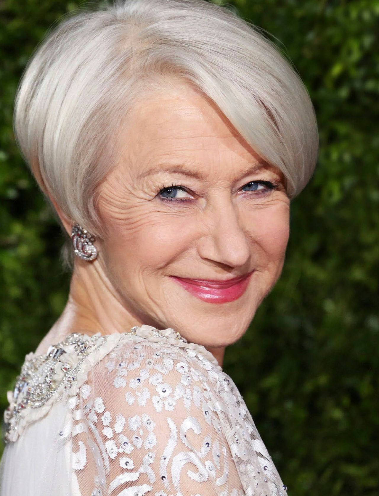 Helen Mirren Celebrity Silver Hair