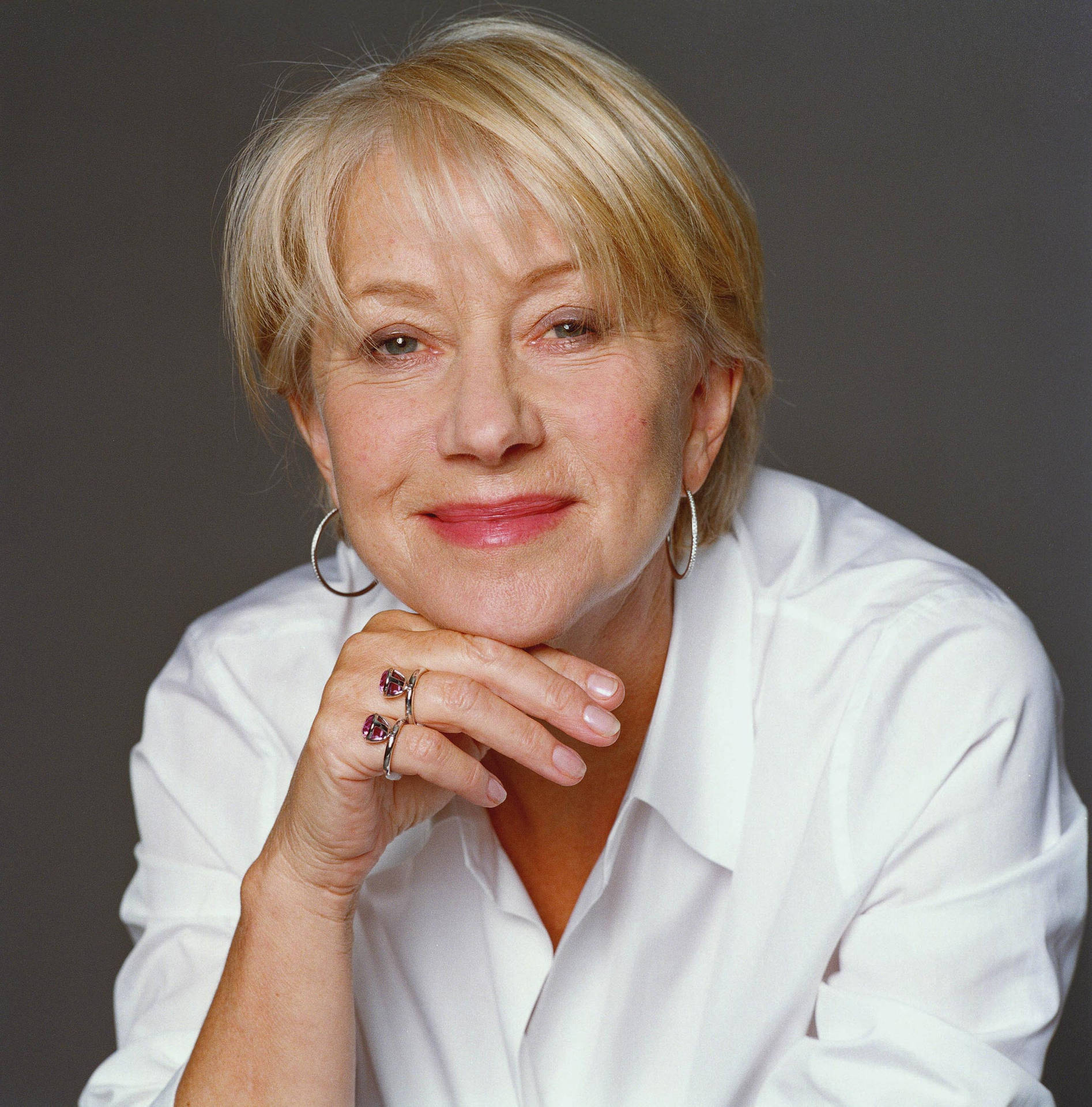 Helen Mirren Celebrity Studio Portrait Background