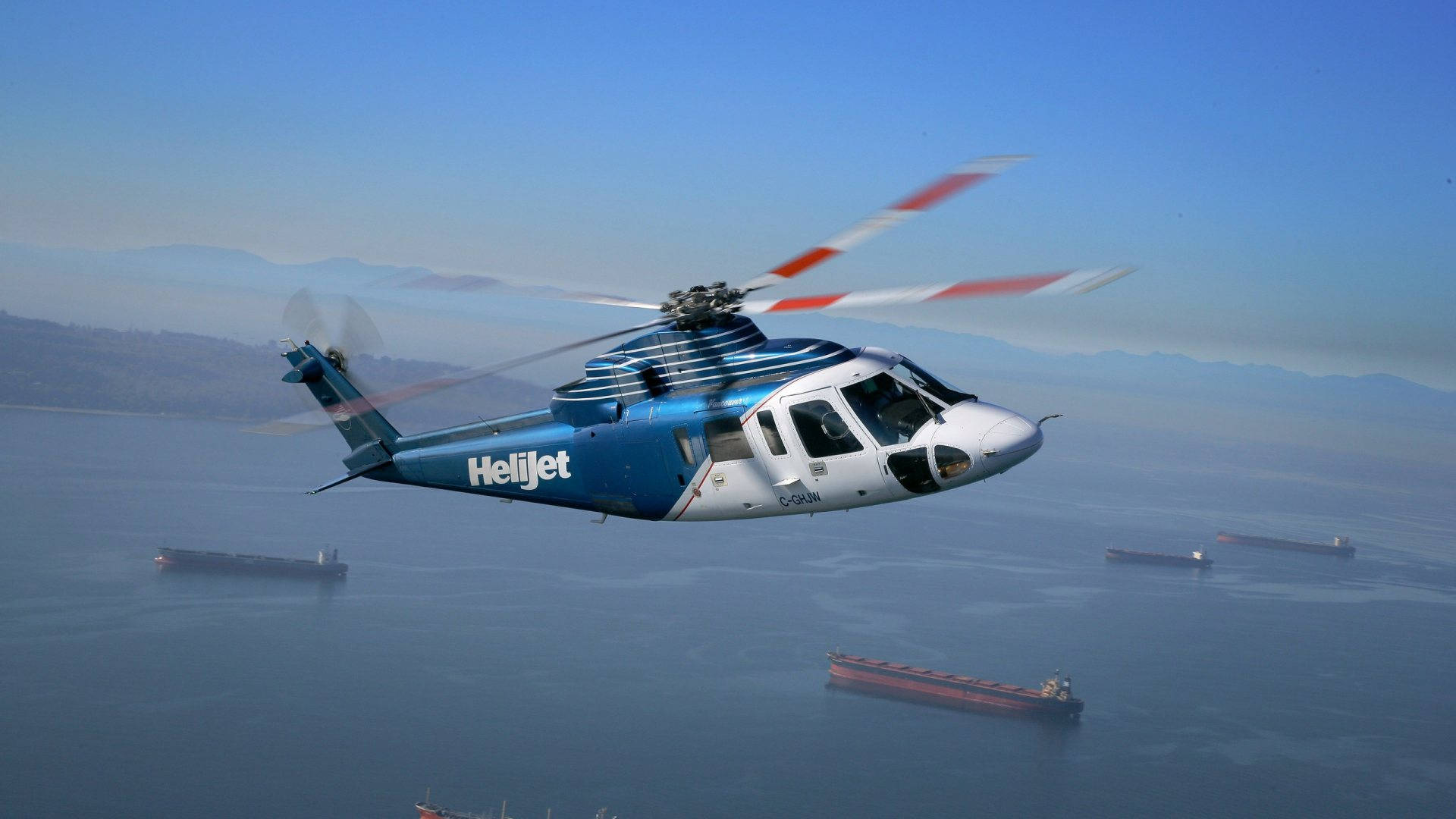Helijet Helicopter 4k