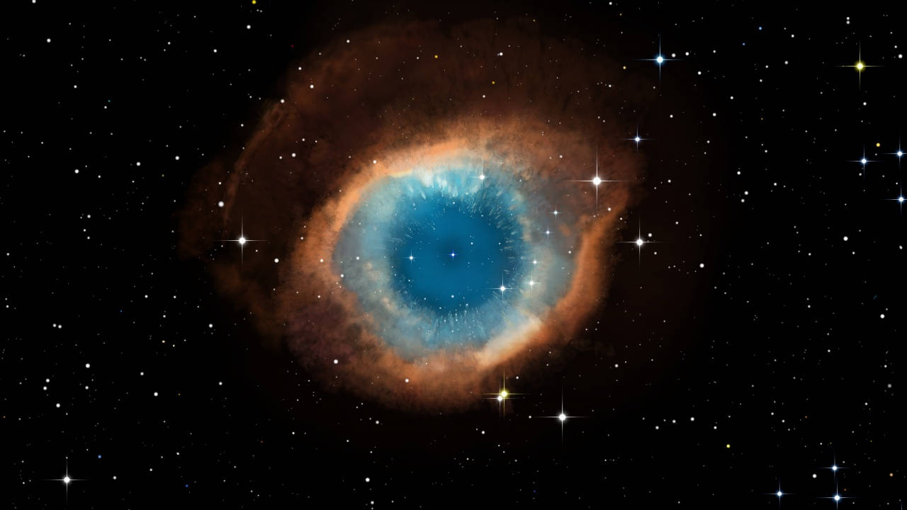 Helix Nebula Aesthetic Galaxy