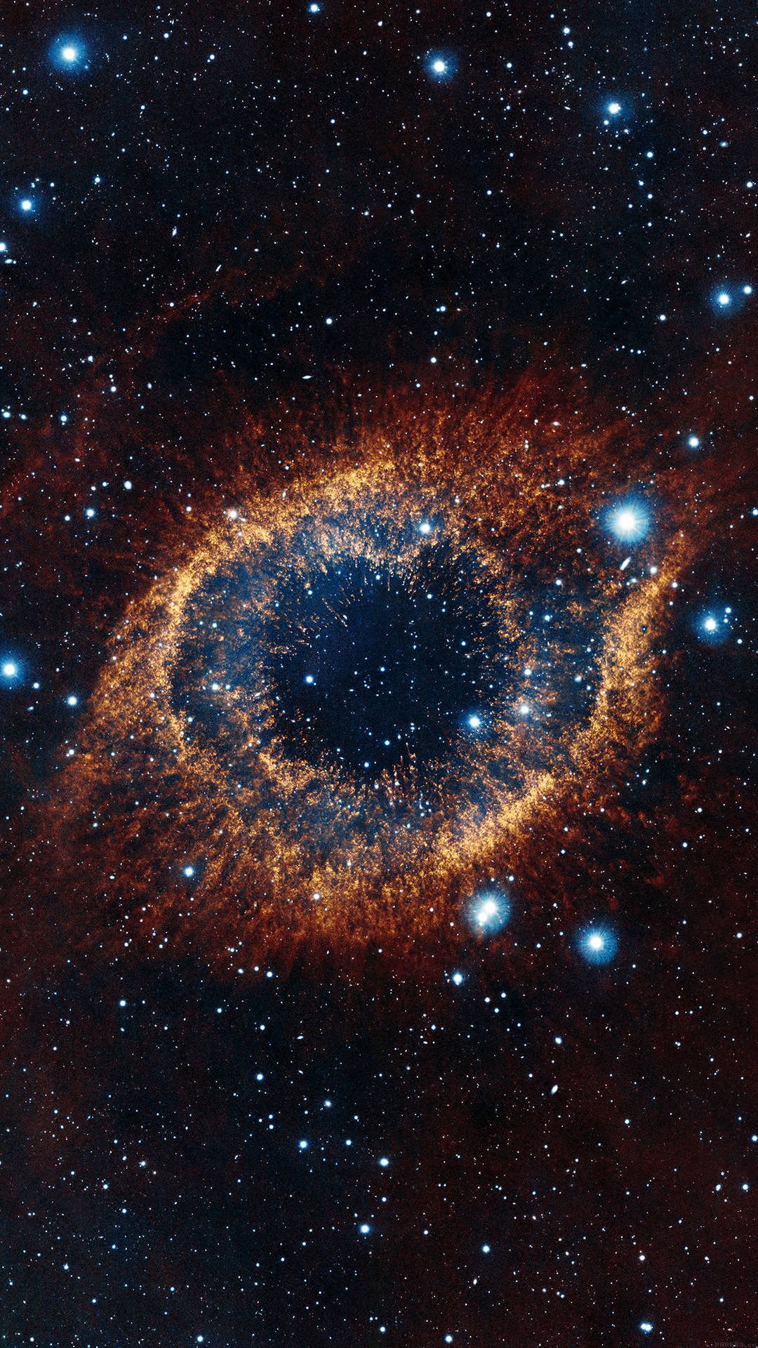 Helix Planetary Nebula Smartphone Background Background