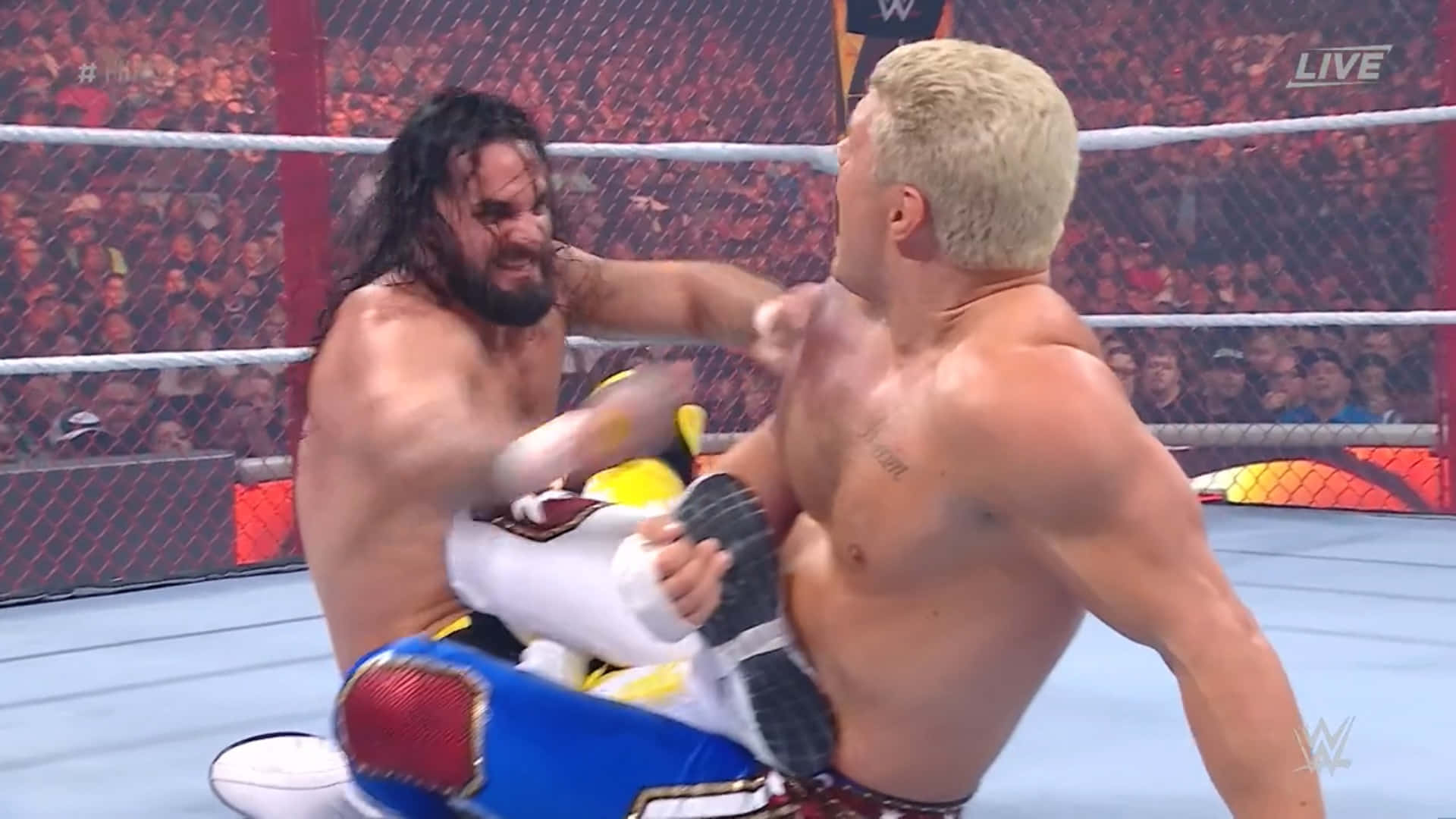 Hell In A Cell Fight Of Cody Rhodes