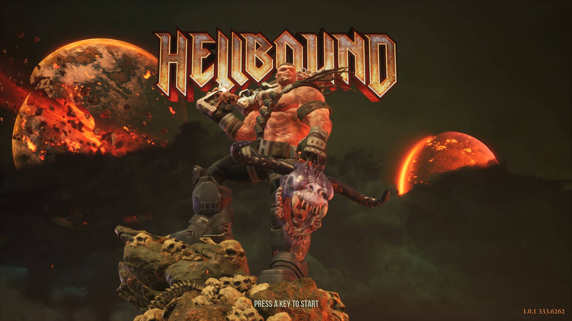 Hellbound Video Game Poster Background