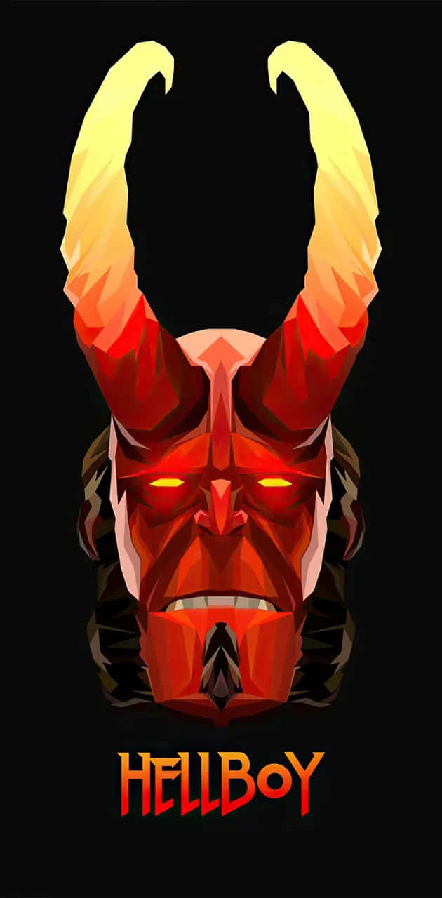 Hellboy Geometric Art