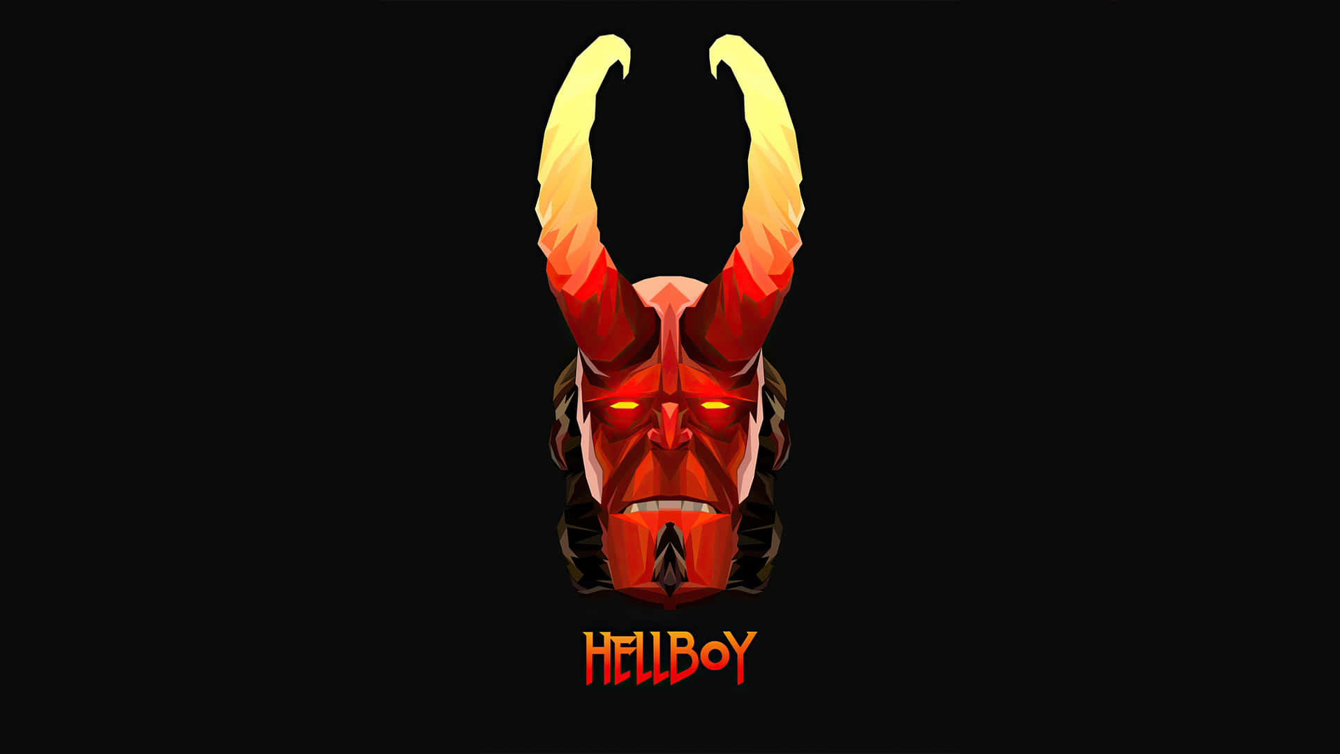 Hellboy Iconic Character Art Background