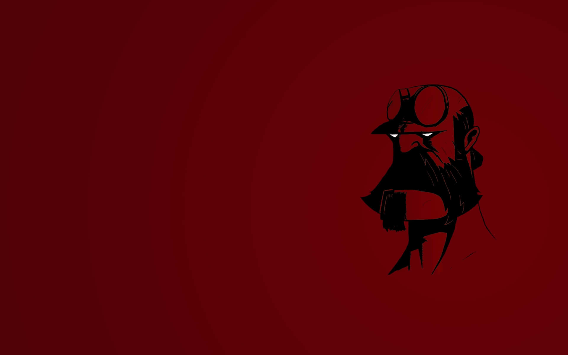 Hellboy Minimalist Artwork