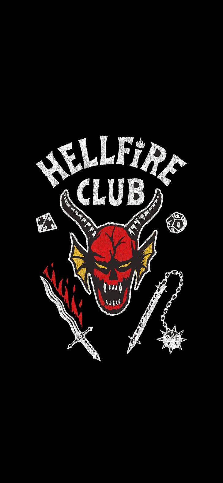 Hellfire Club Stranger Things Phone Background