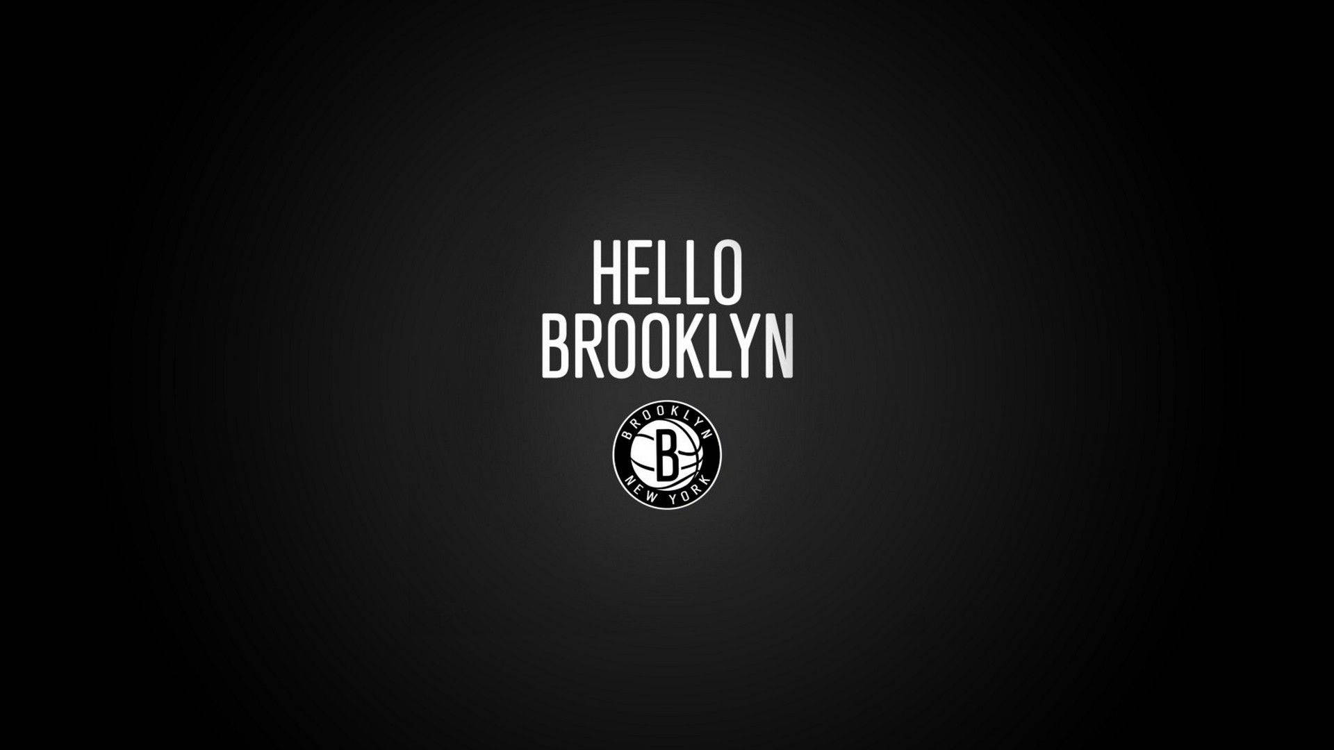 Hello Brooklyn Nets Poster Background