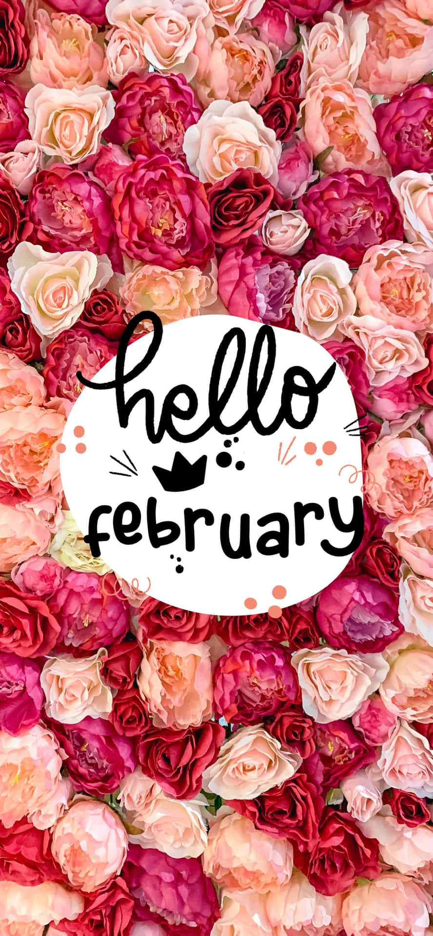 Hello February! Celebrate The Joy Of The Season. Background