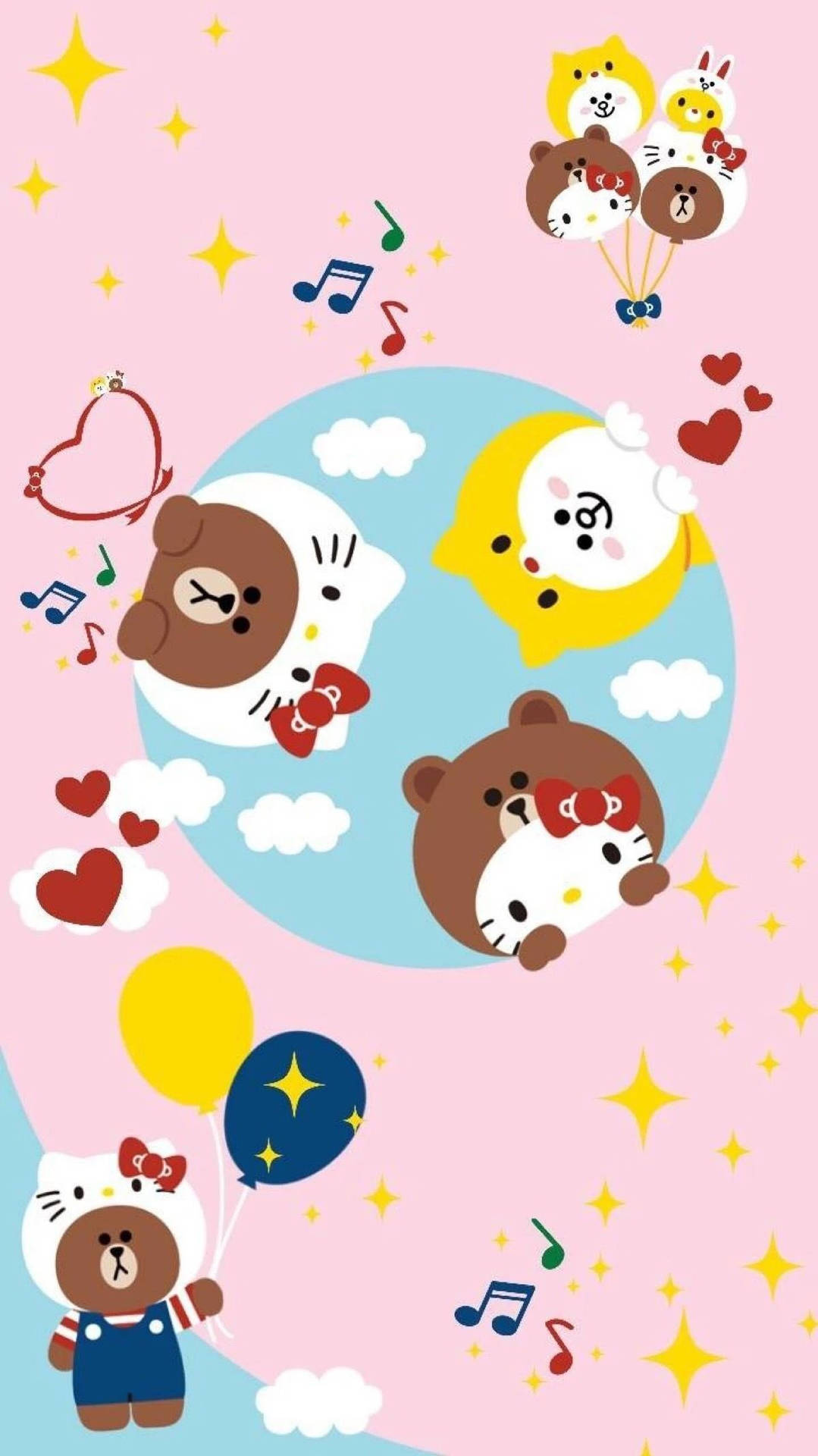 Hello! From Line Friends Background