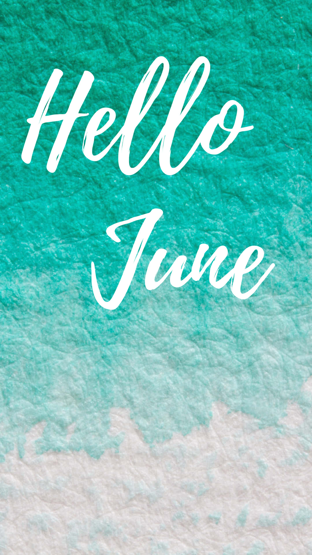 Hello June - Watercolor Background Background