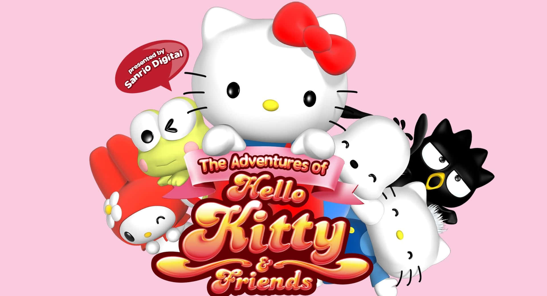 Hello Kitty And Friends Enjoying A Sunny Day Background