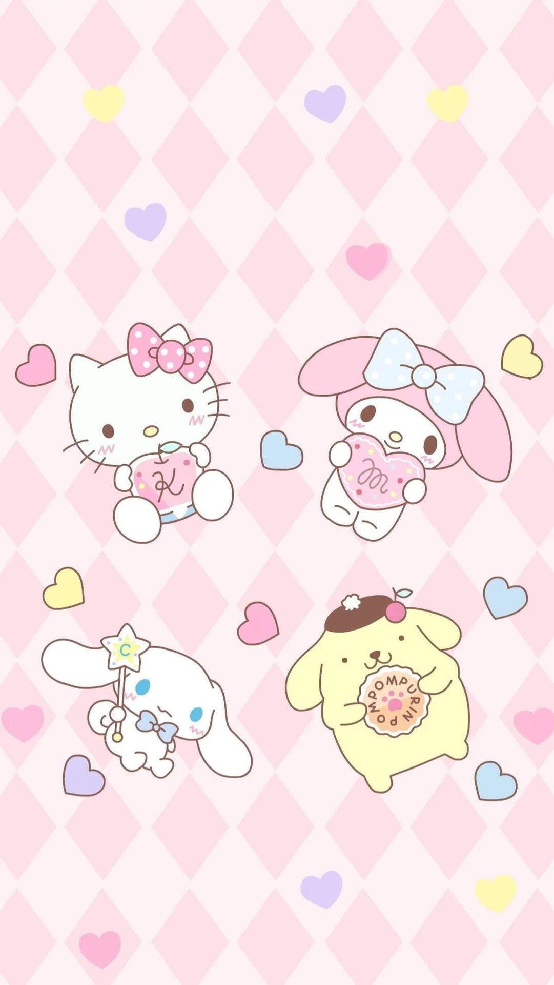 Hello Kitty And Friends Tumblr Iphone Background