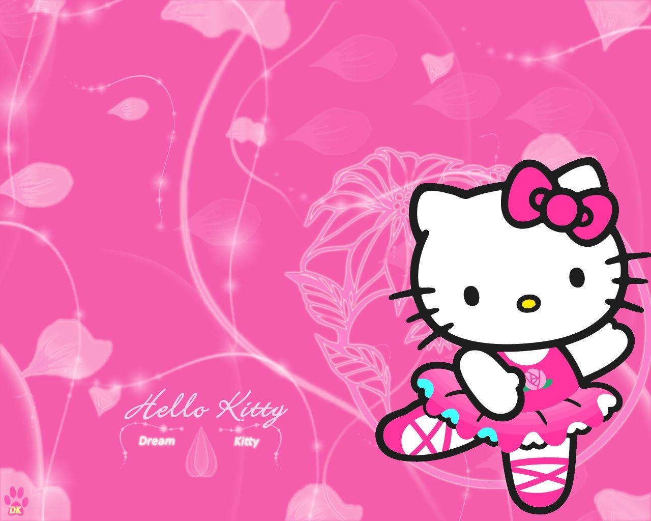 Hello Kitty Ballerina Background