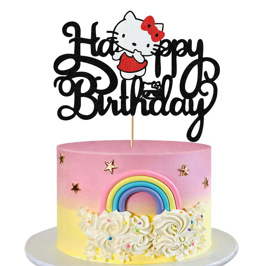 Hello Kitty Birthday Celebration Background