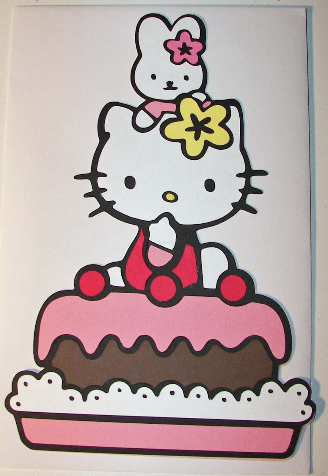 Hello Kitty Birthday Celebration With Friends Background