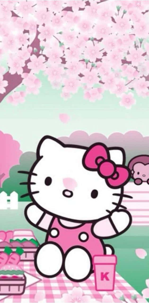 Hello Kitty Sakura Sanrio Pfp Background