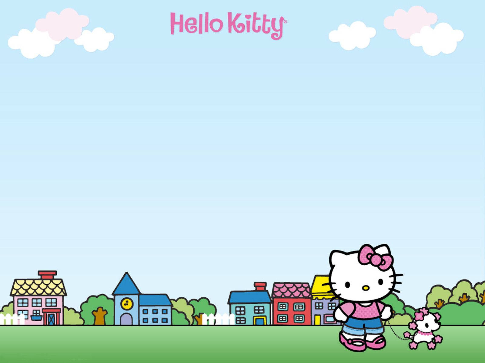 Hello Kitty Sanrio Village Background