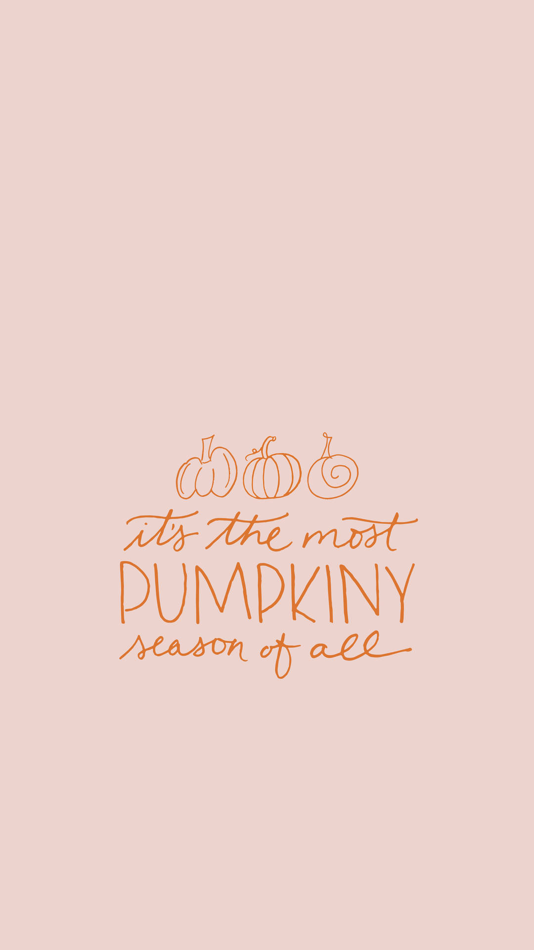 Hello October Pumpkin Season Graphic Text Background