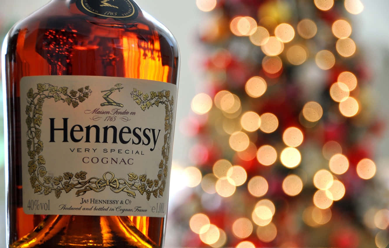 Hennessy Cognac - A Christmas Gift Background