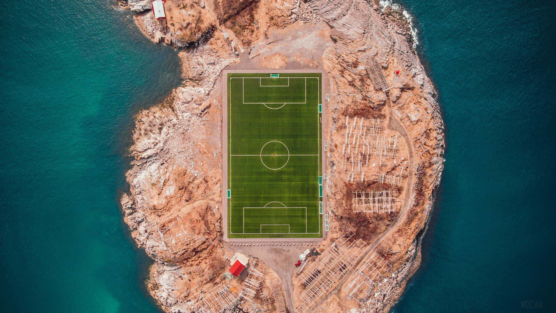 Henningsvaer Stadium Football Field