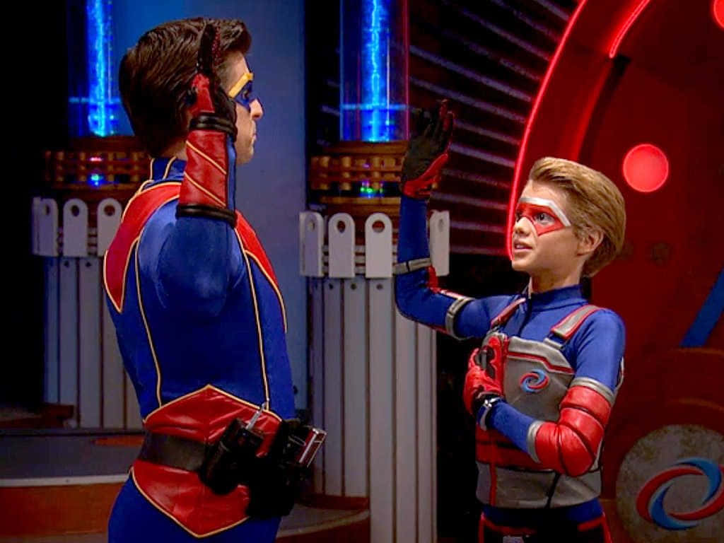 Henry Danger And His Best Friend, Piper Hart, Are Prepared To Face Any Adventure. Background