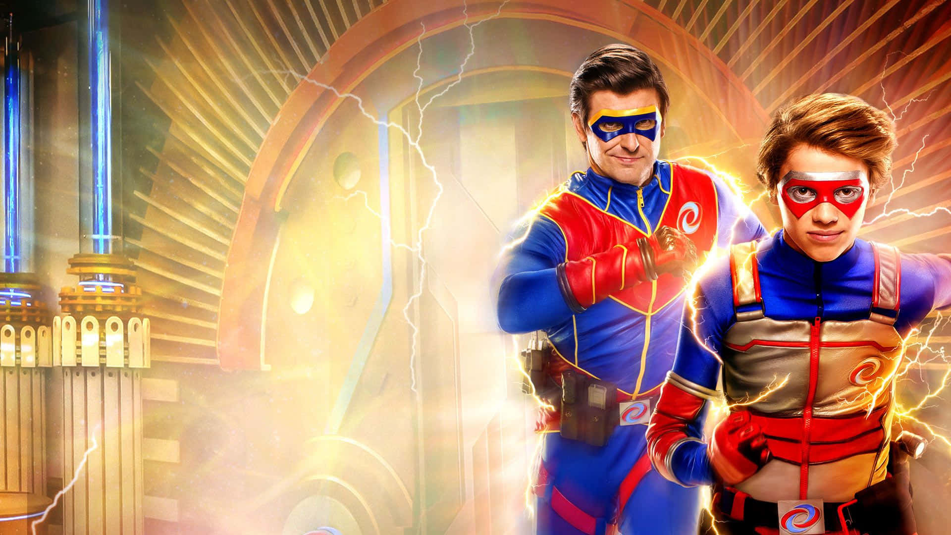 Henry Danger With Captain Man Background