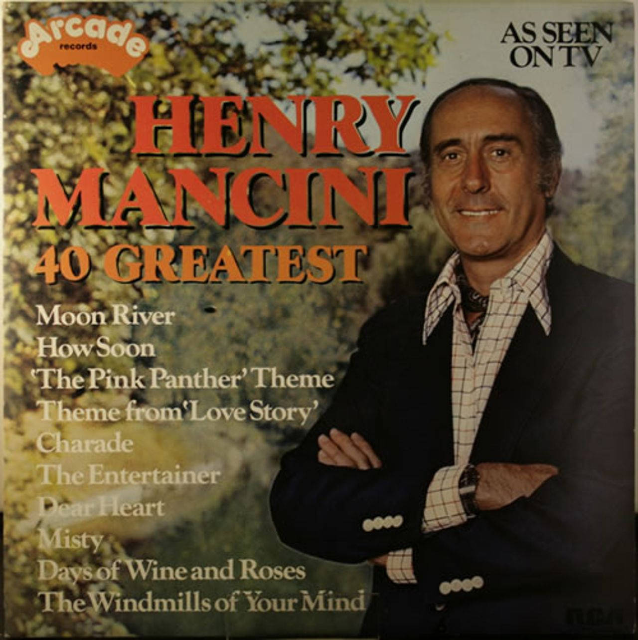 Henry Mancini 40 Greatest 1976 Album Background