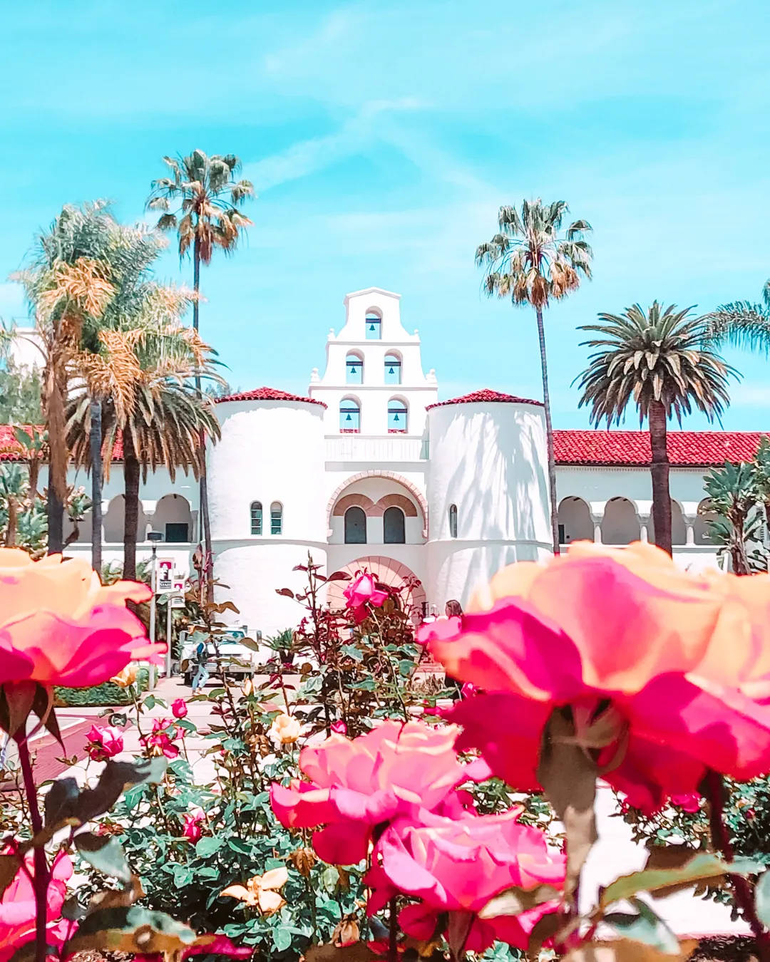 Hepner Hall At San Diego California Background