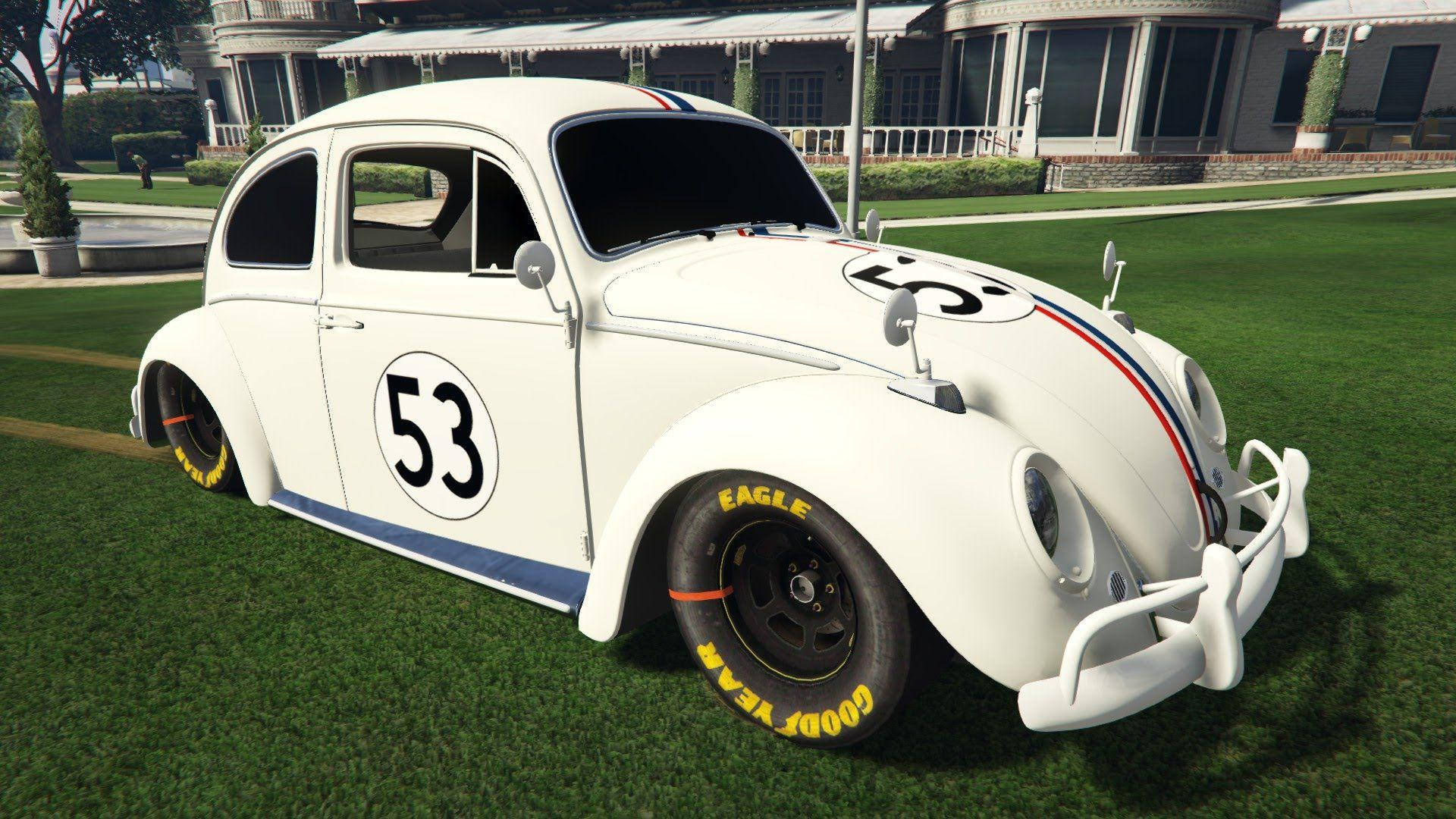 Herbie Fully Loaded Goodyear Eagle Tires Background