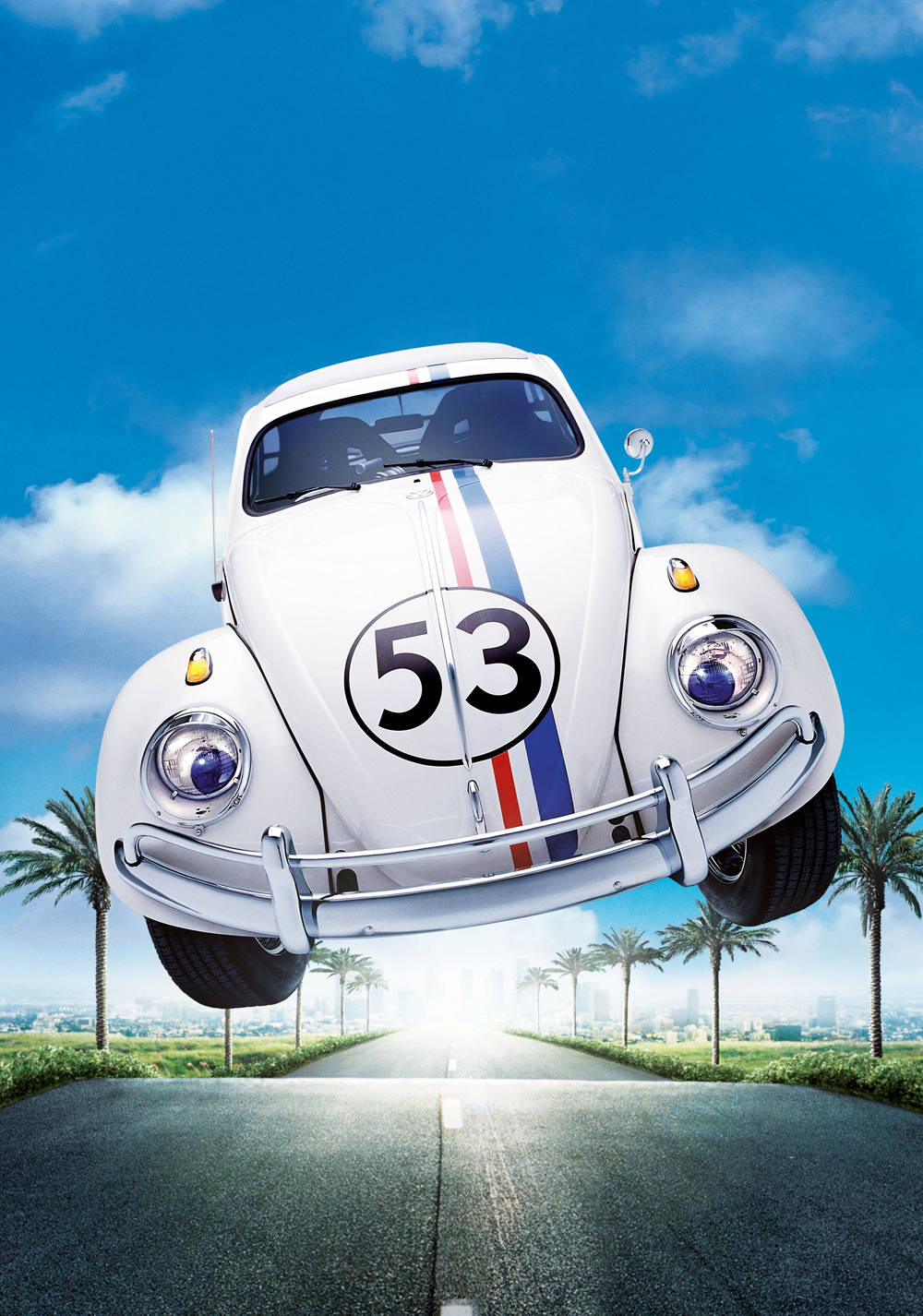 Herbie Fully Loaded Smiling And Jumping Background