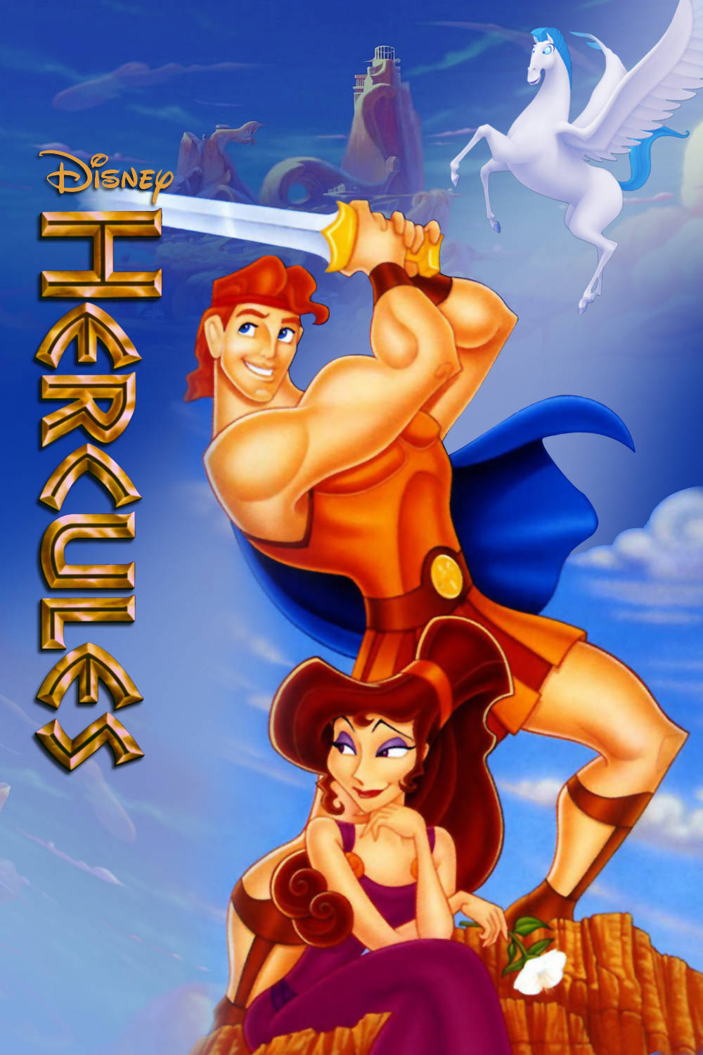 Hercules Animated Movie Poster Background