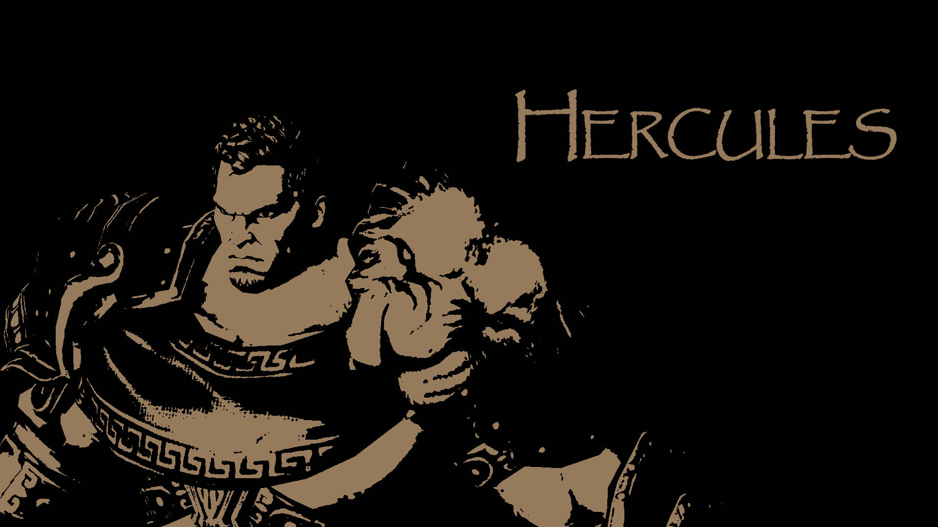Hercules Dark Aesthetic Art Background