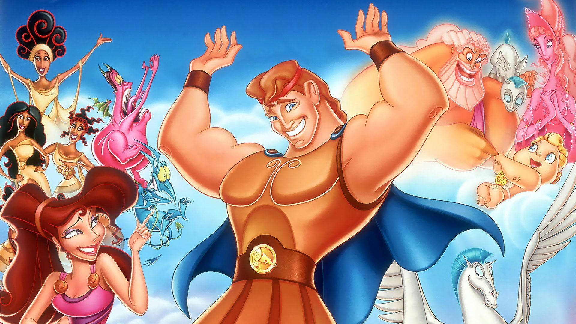 Hercules Vibrant Poster Background