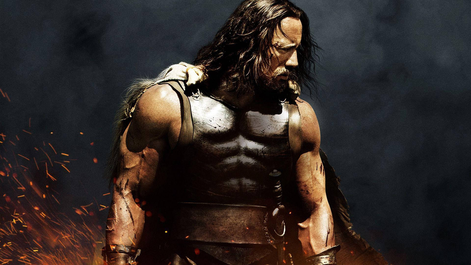 Hercules Wearing Body Armor Background