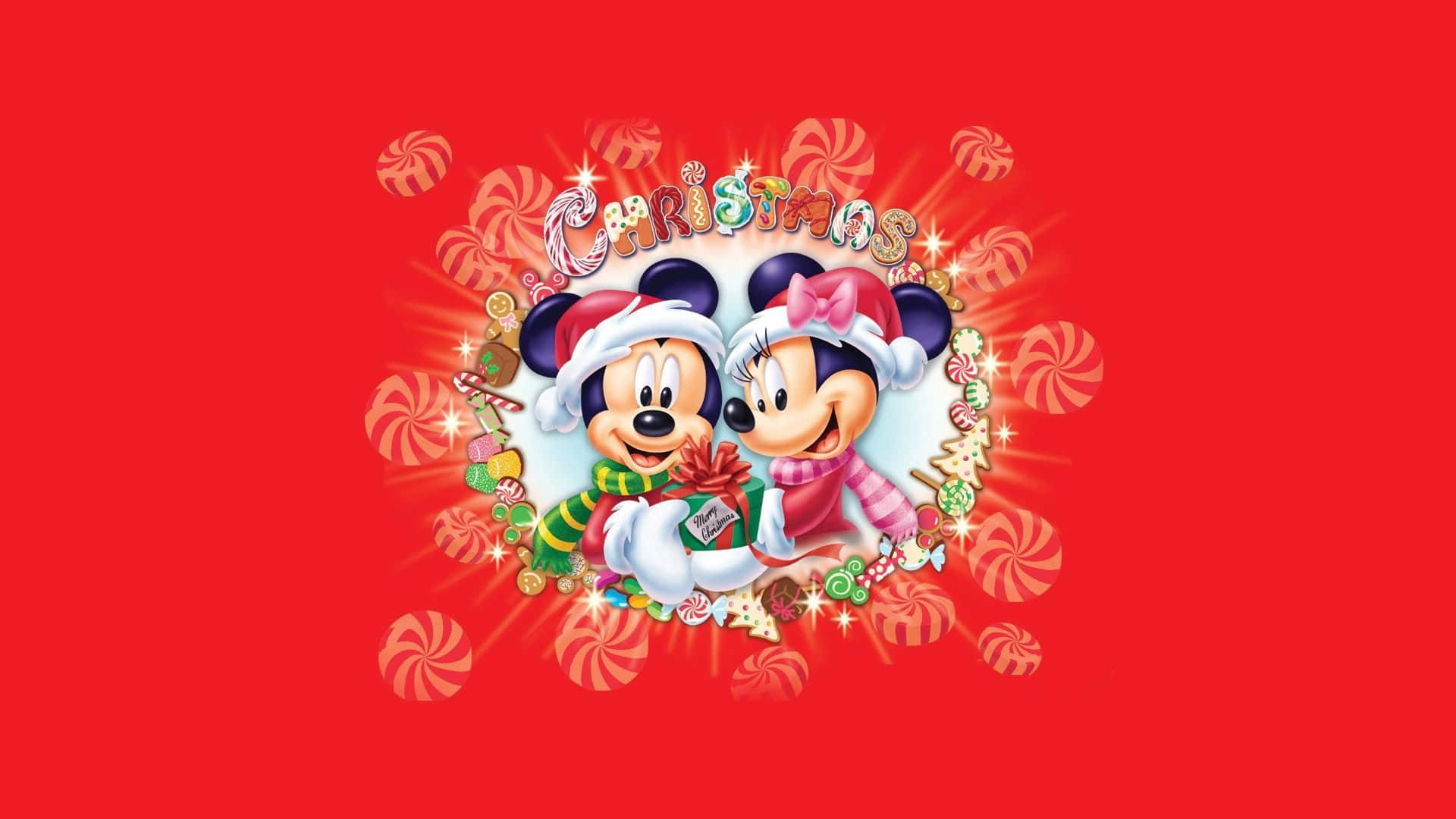 Here's To A Happy New Year With Mickey Mouse! Background