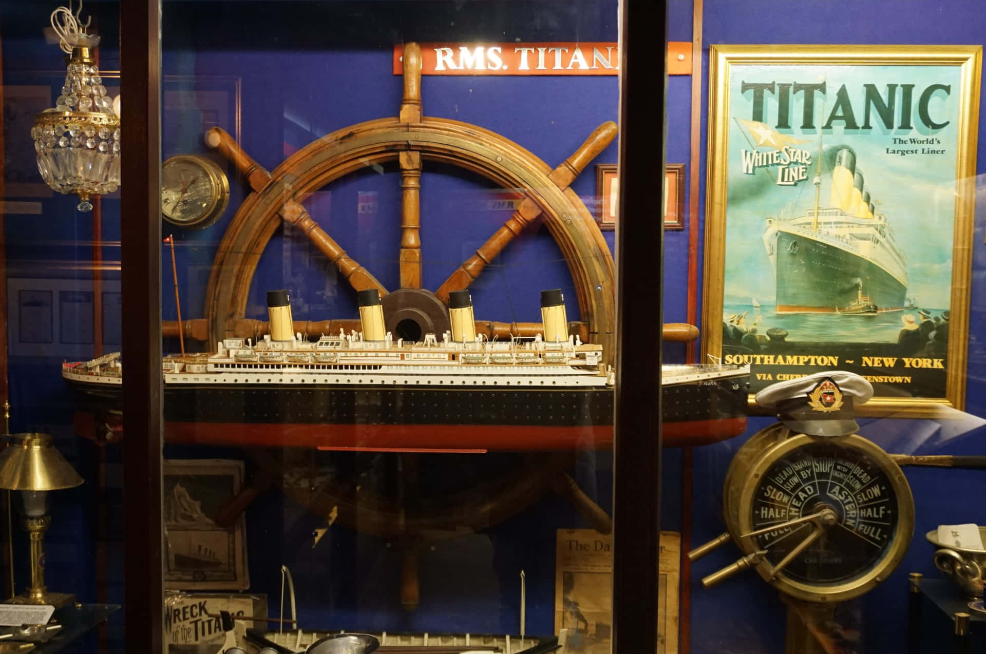 Heritage Relic - Ship Wheel At Rms Titanic Museum