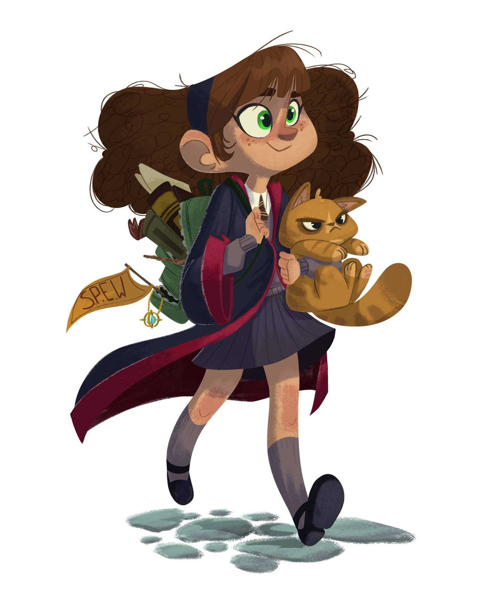 Hermione Granger Is Full Of Energy, Intelligence And Sass! Background