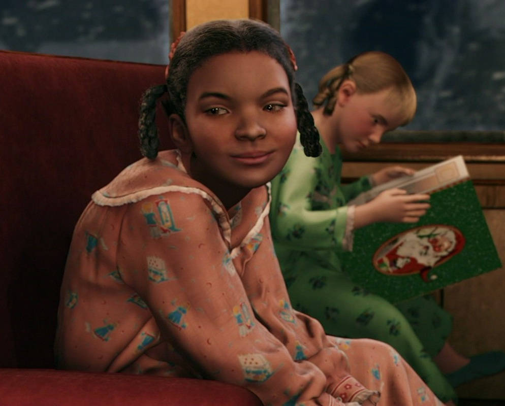 Hero Girl From The Polar Express Background