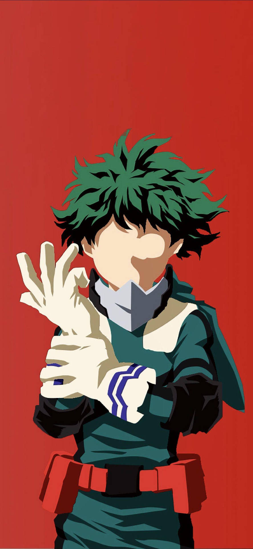 Hero Izuku Midoriya My Hero Academia Iphone Background