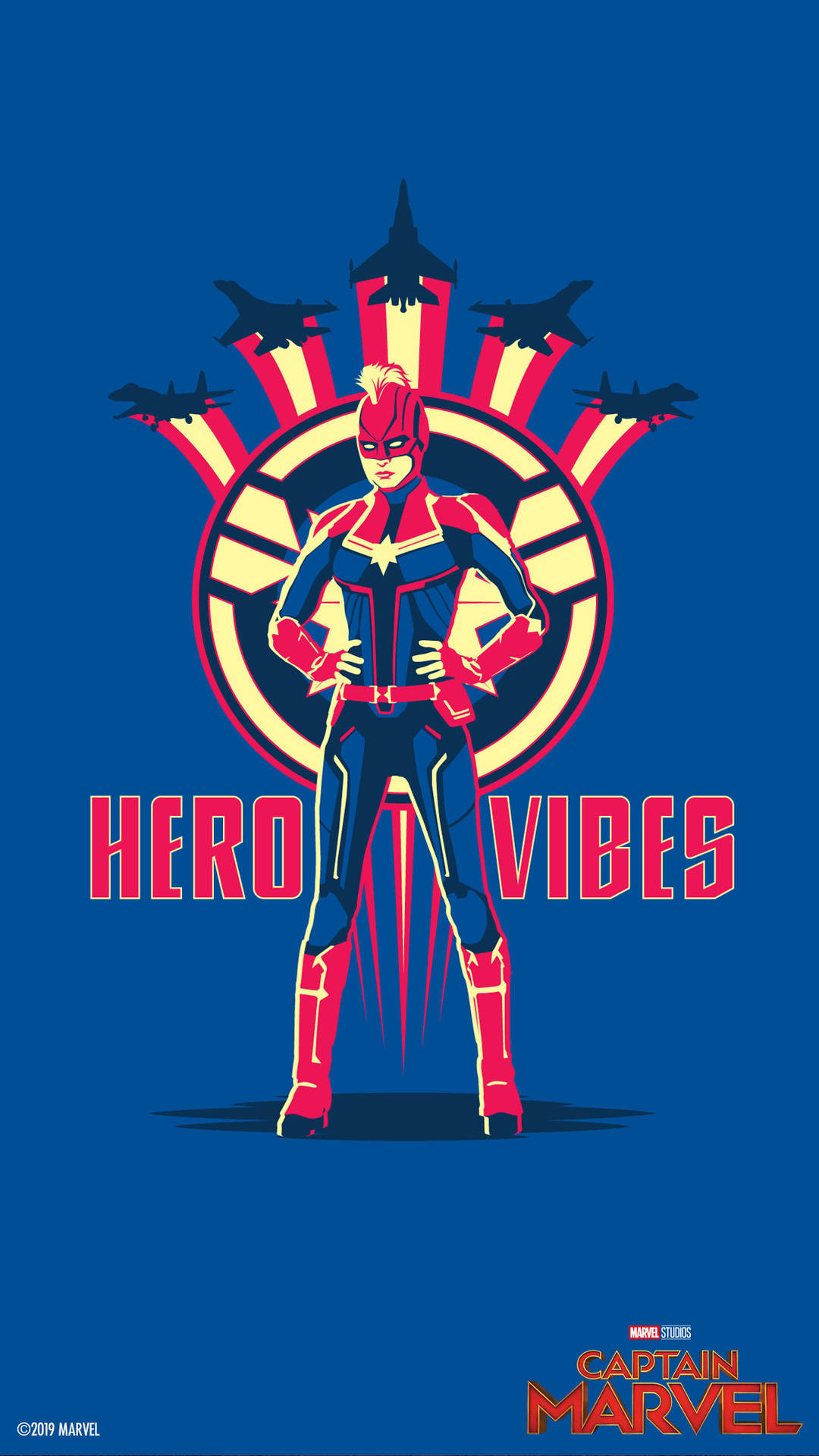 Hero Vibes Captain Marvel Phone