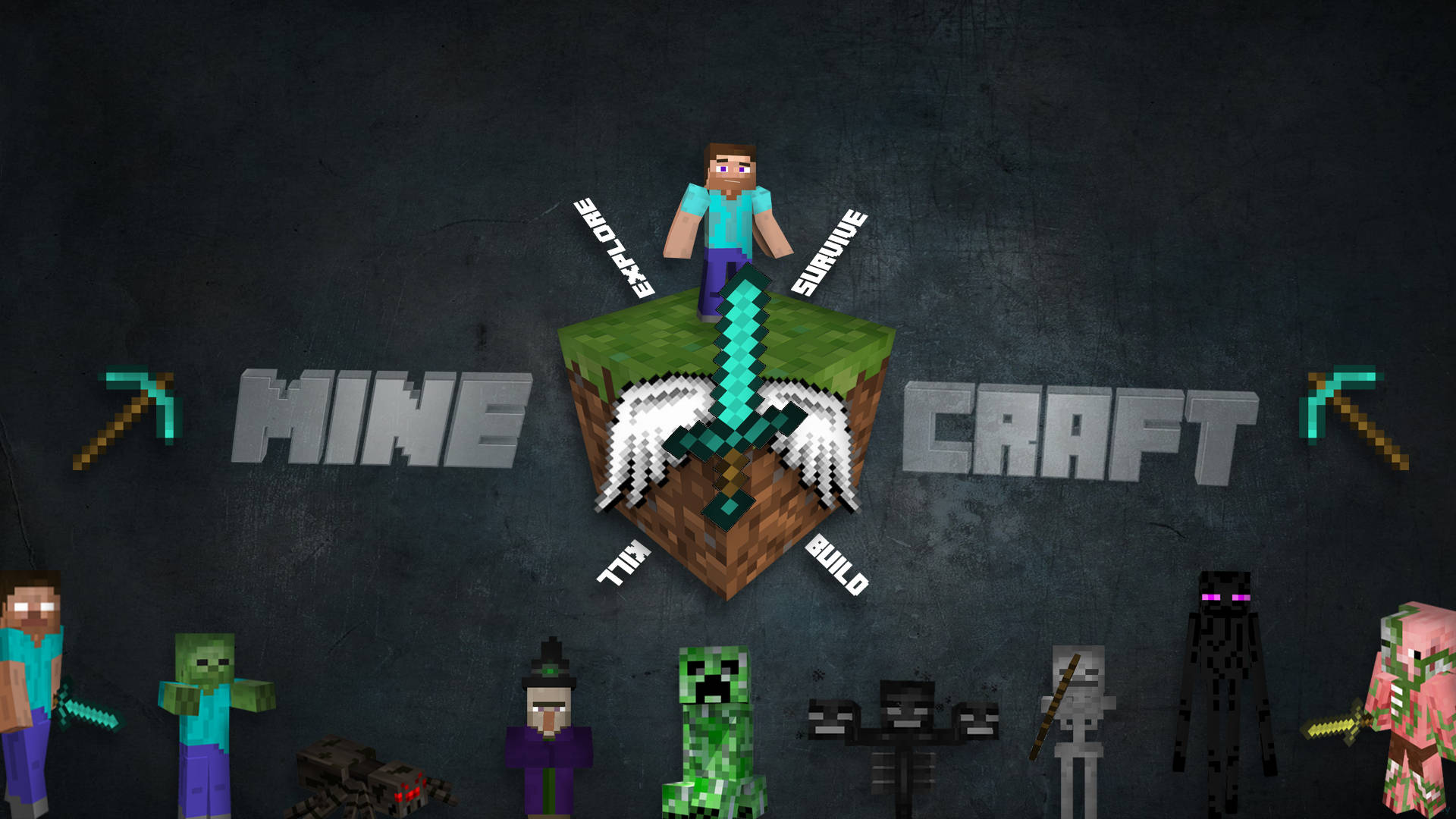Herobrine Minecraft Characters In Dark