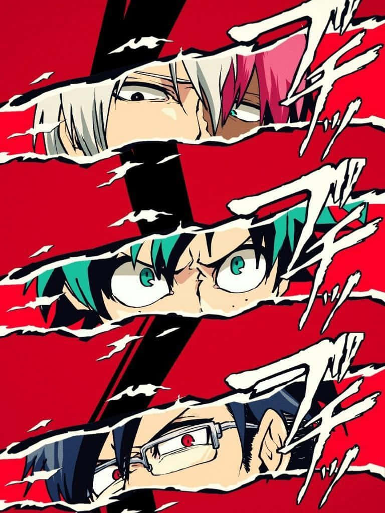 Heroes Battle Evil Forces In The Revolutionary Anime Series, My Hero Academia Background