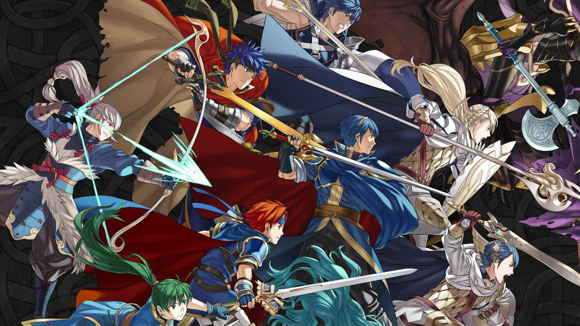 Heroes Fire Emblem Fighting Pose Background