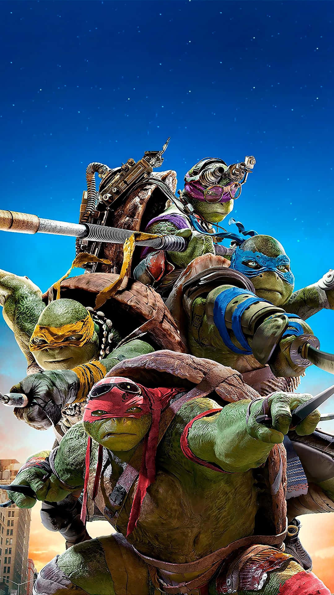 Heroes In A Half-shell Ready For Battle! Background