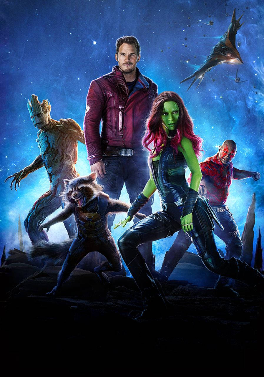 Heroes Of Guardians Of The Galaxy Background